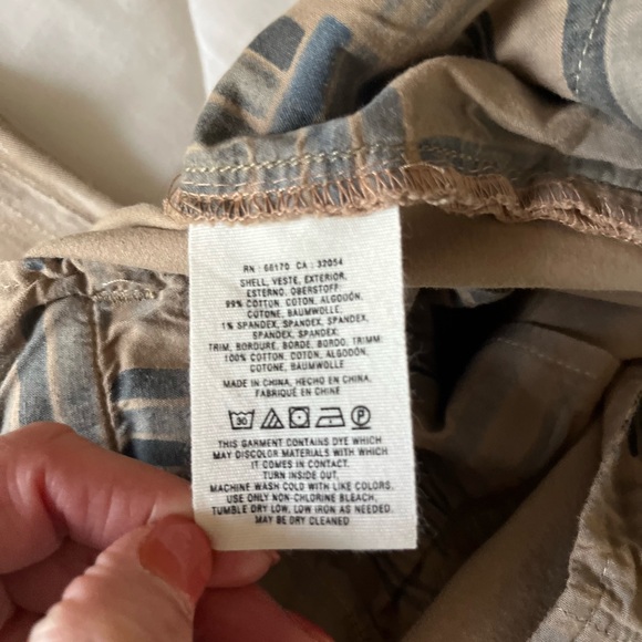 Anthropologie Pilcro Pants Womens 26 Hyphen Chino Artist Patchwork Paint Art Y2K - Picture 7 of 9